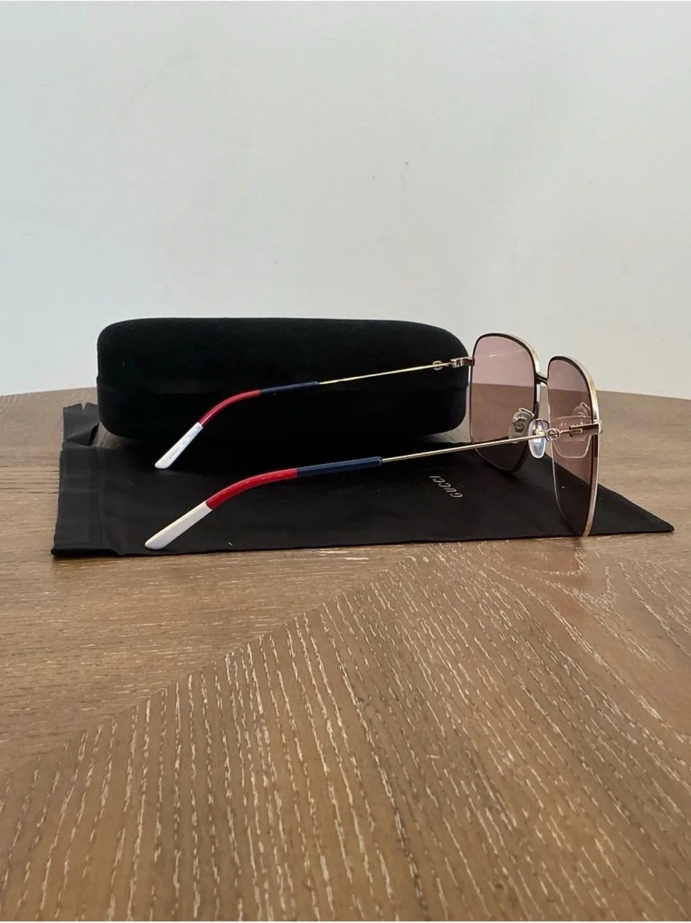 Gucci Gold 61 mm Women's Sunglasses